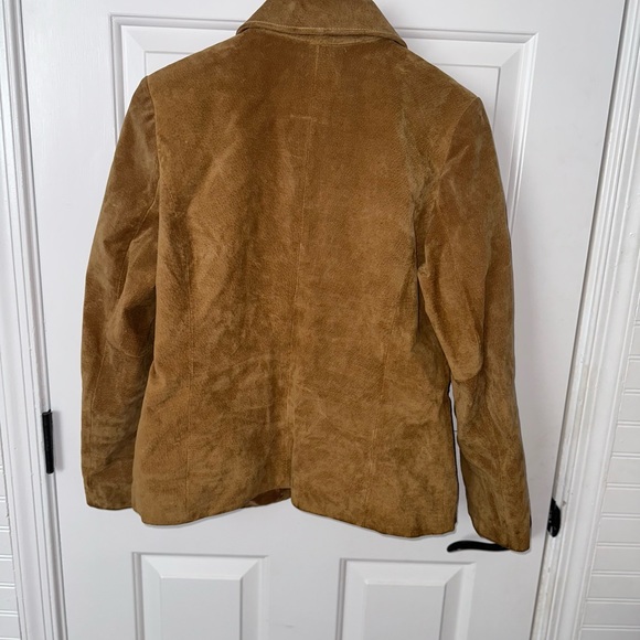 Vtg Colebrook Suede Leather Medium Jacket with Zipper - Picture 3 of 7